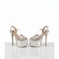 Mubashira Gold 6.5 inches high heels