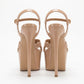 TC Pageant high heels - Premium Quality TC nude color 6.5 inches pageant high heels - RIANA by TrendyCreation