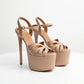 TC Pageant heels nude color 6.5 inches pageant high heels - Juliene by TC high heels