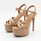 TC platform high heels nude color - Juliene by TC 5.5 inches nude pageant high heels
