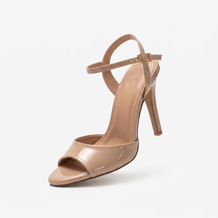 TC 4.5-inch nude color pageant / party stiletto high heels