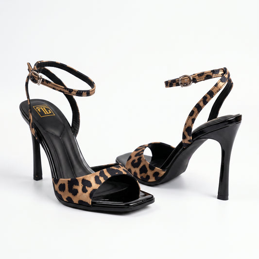 Mia Leopard Print High Heels – 4 Inches