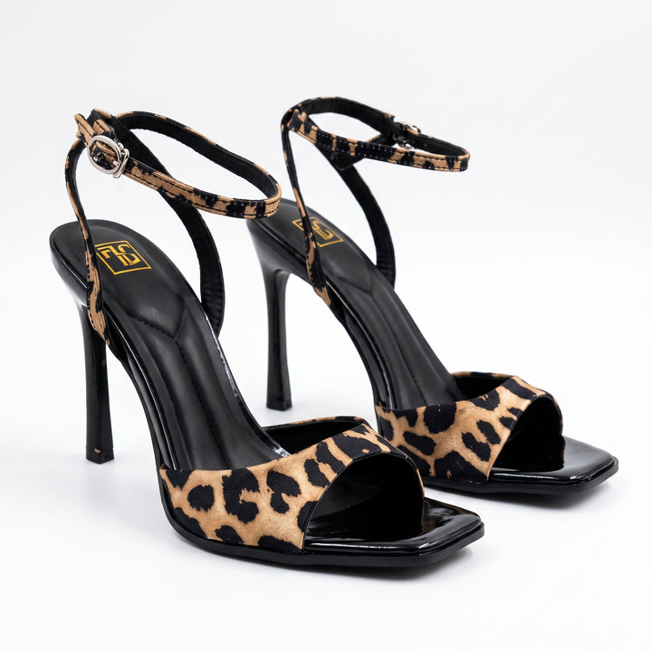 Mia Leopard Print High Heels – 4 Inches