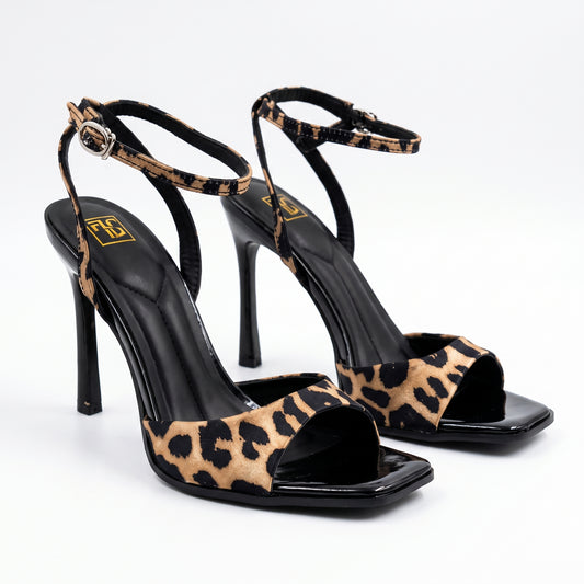 Mia Leopard Print High Heels – 4 Inches