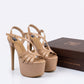 TC finale warm nude color 6.5 inches platform pageant high heels
