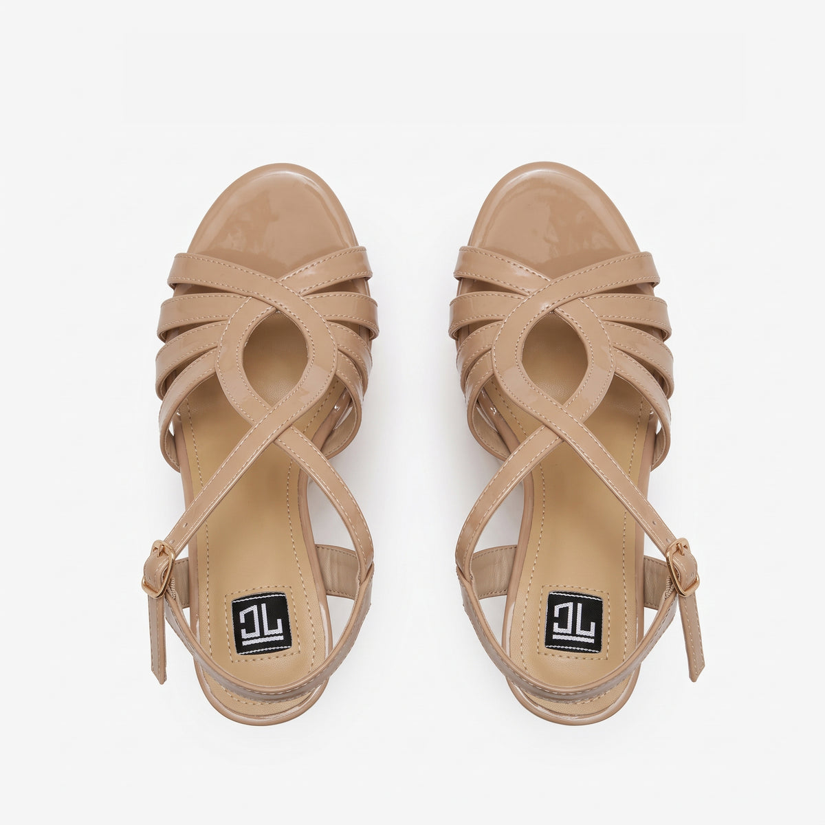 TC finale warm nude color 6.5 inches platform pageant high heels