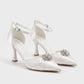 Amore White Bridal High Heels – Crystal Pumps