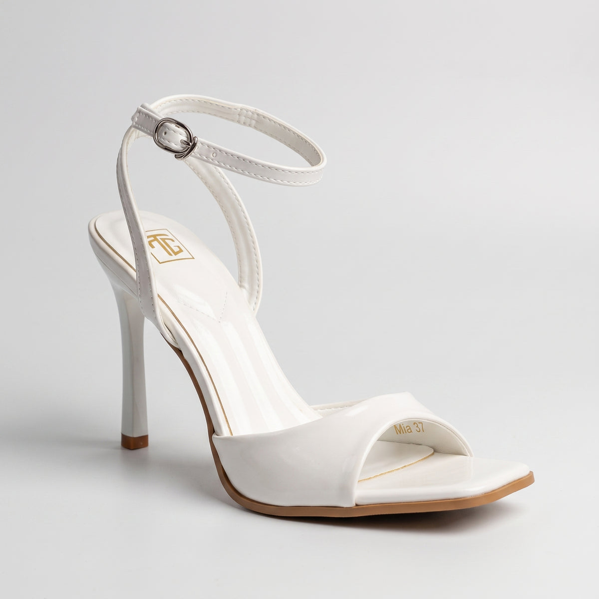 Mia White High Heels – 4 Inches