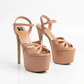 Catwalk Comfy Nude Pageant Heels – EU 35–40