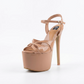Catwalk Comfy Nude Pageant Heels – EU 35–40
