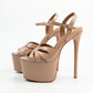 TC Pageant heels nude color 6.5 inches pageant high heels - Juliene by TC high heels