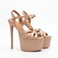 TC Pageant heels nude color 6.5 inches pageant high heels - Juliene by TC high heels