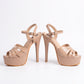 TC Diva nude color 5.5 inches Platform pageant high heels