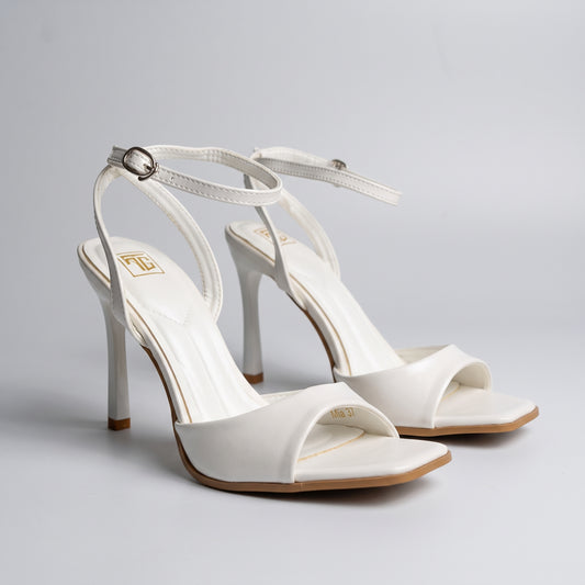 Mia White High Heels – 4 Inches