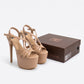 TC finale warm nude color 6.5 inches platform pageant high heels