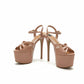 Catwalk Comfy Nude Pageant Heels – EU 41–45