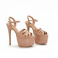 Diva 6.5 inches Nude color high heels
