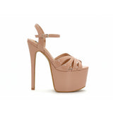 Diva 6.5 inches Nude color high heels