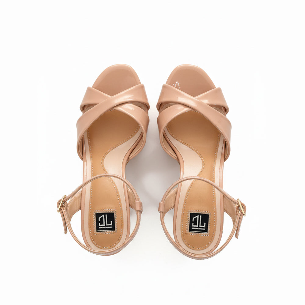 Runway 6.5 inches nude color high heels