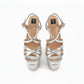 Khajista Silver 6.5 inches high heels