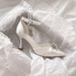 Amore White Bridal High Heels – Crystal Pumps