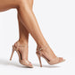 TC 4.5-inch nude color pageant / party stiletto high heels